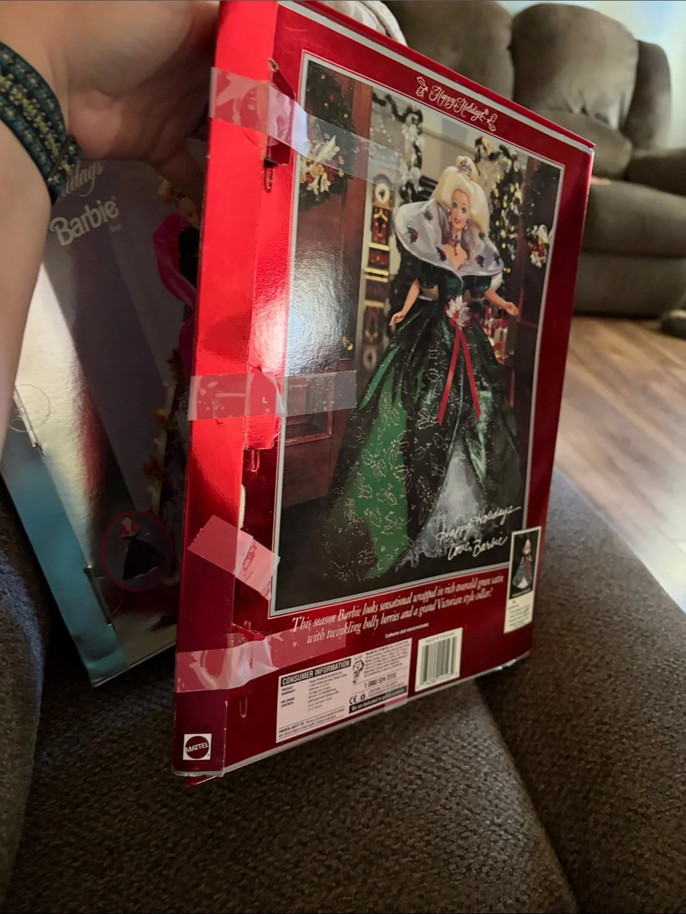 Barbie Teal and Red Holiday Special Edition Doll